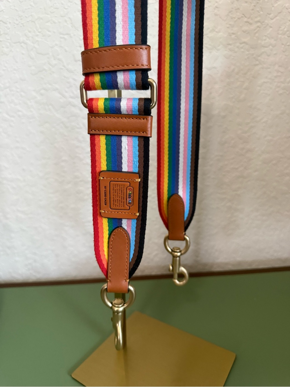 Coach Pride Rainbow Adjustable Bag Strap
